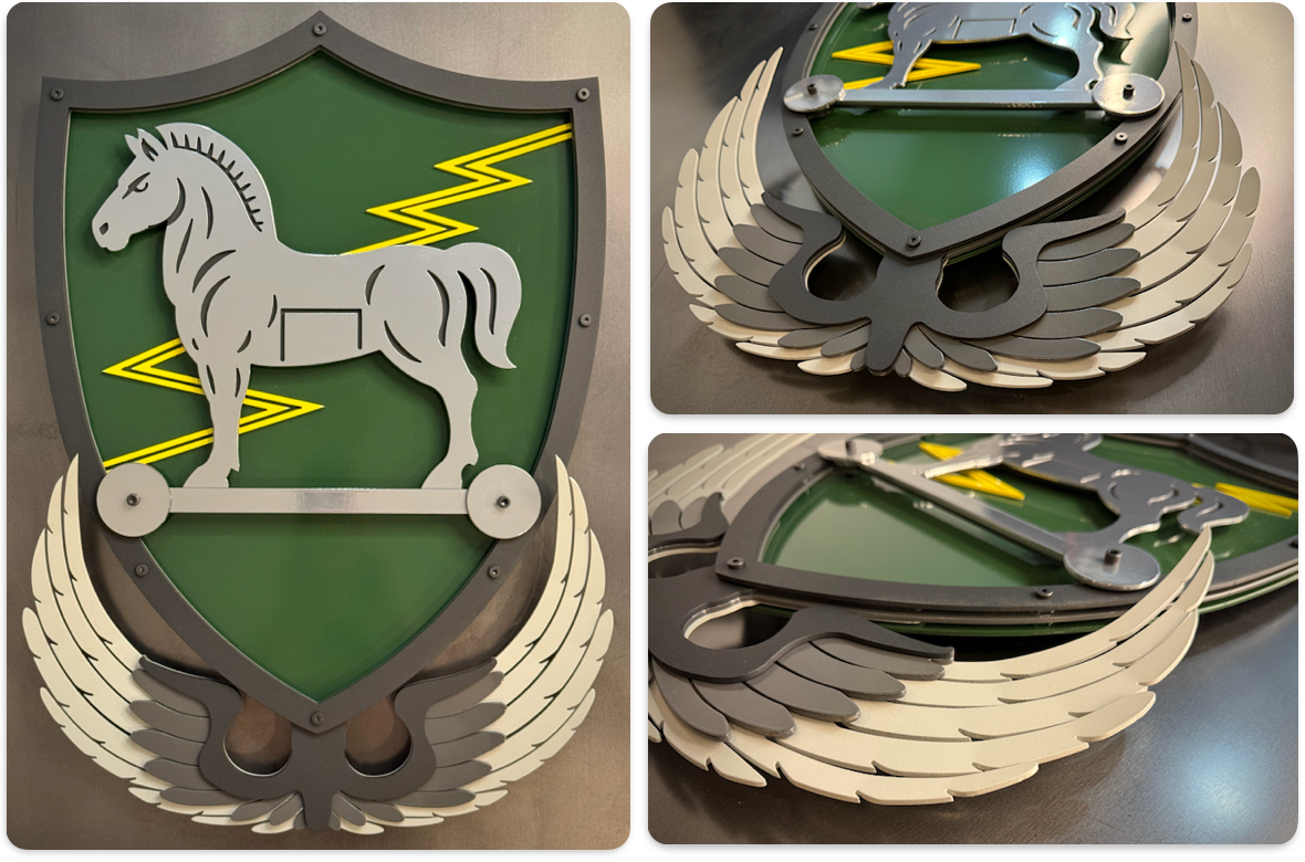 10th SFG Trojan Horse Insignia